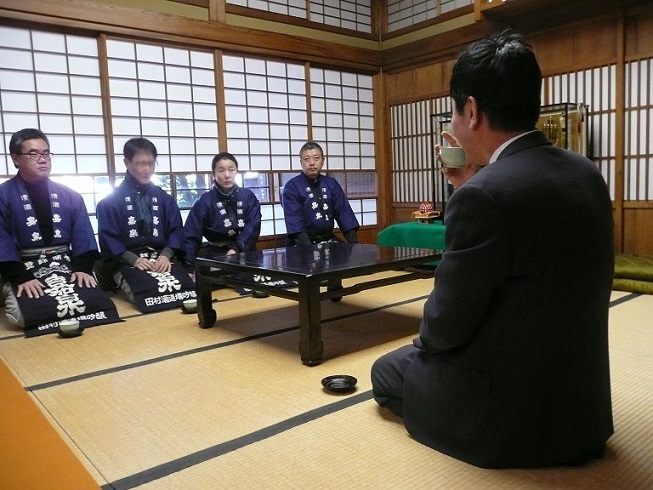 1/1蔵人の新年挨拶