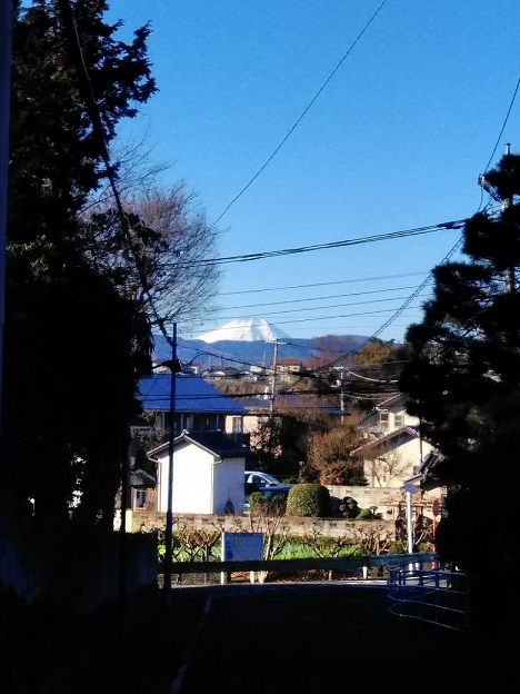 宿橋からの富士山